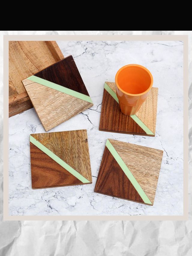 Enhance Your Home Decor with Stylish Wooden Coasters